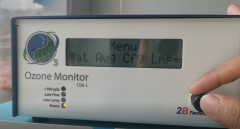 美国2B 106型臭氧检测仪如何使用菜单设置读数次
